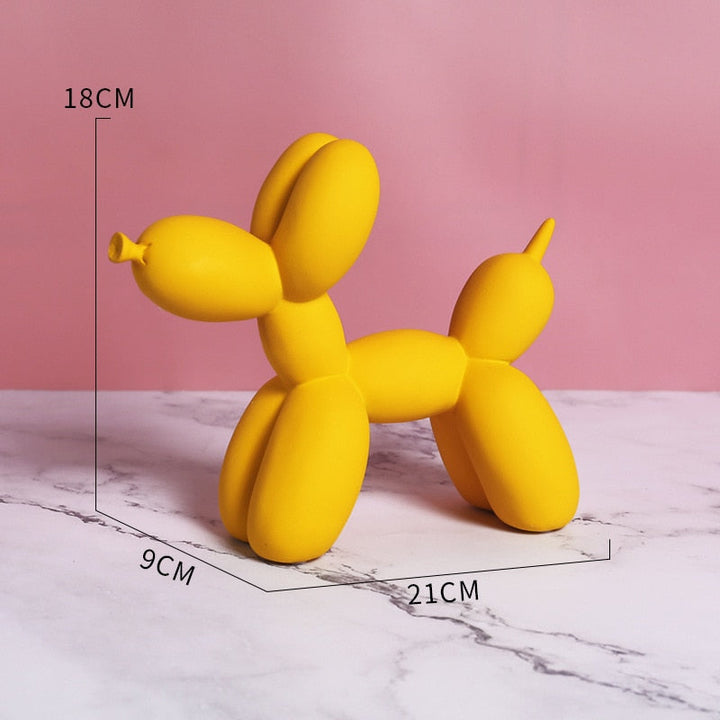 Ballonhund Figur i Højkvalitets Resin til Indretning