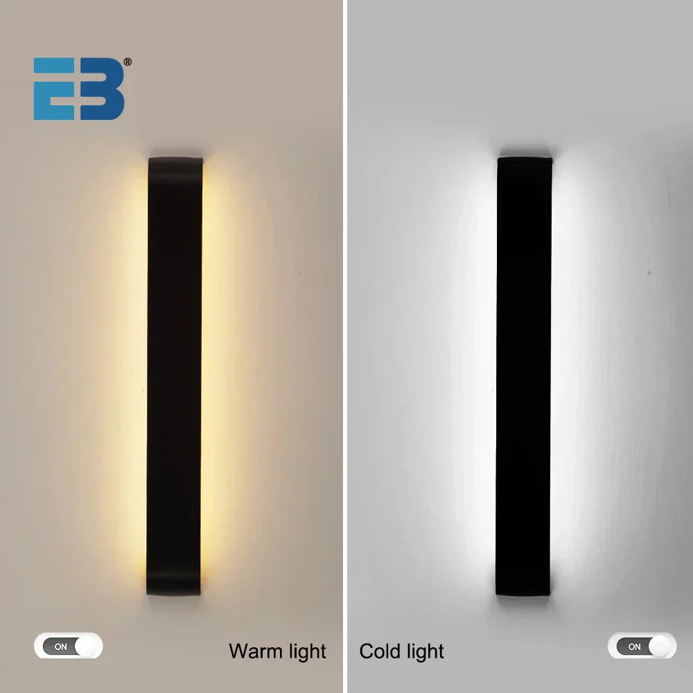 Moderne Justerbar LED Væglampe i Aluminium - Sort eller Hvid, 5W-18W