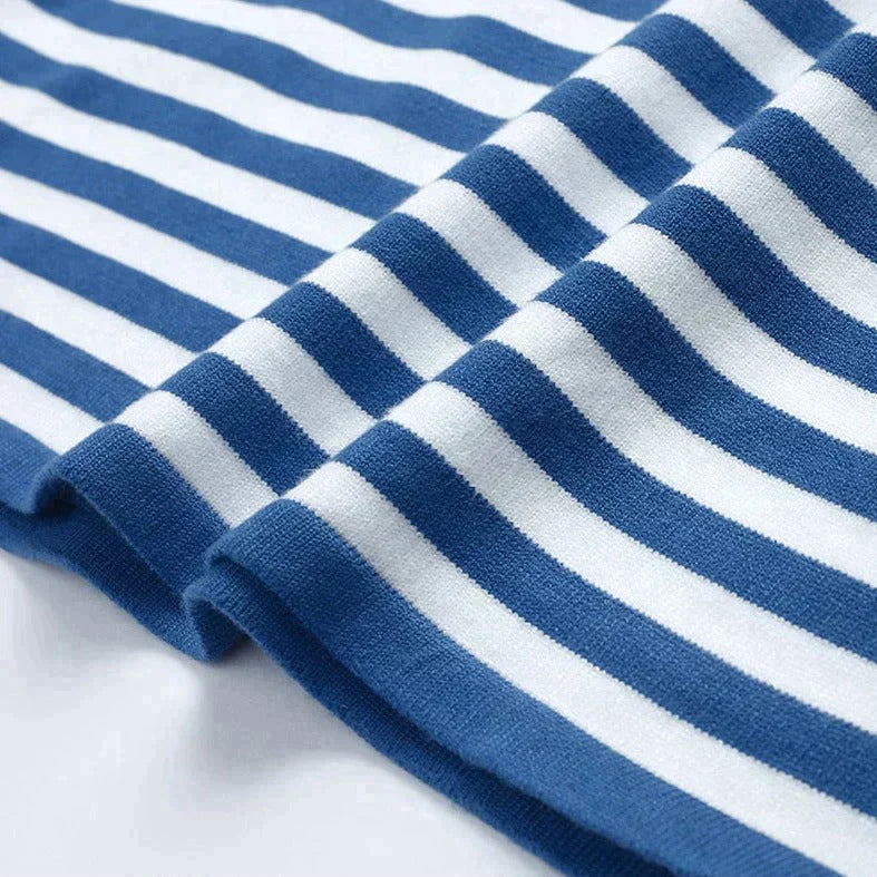 Dana™ | Elegant Stribet Sommer T-Shirt