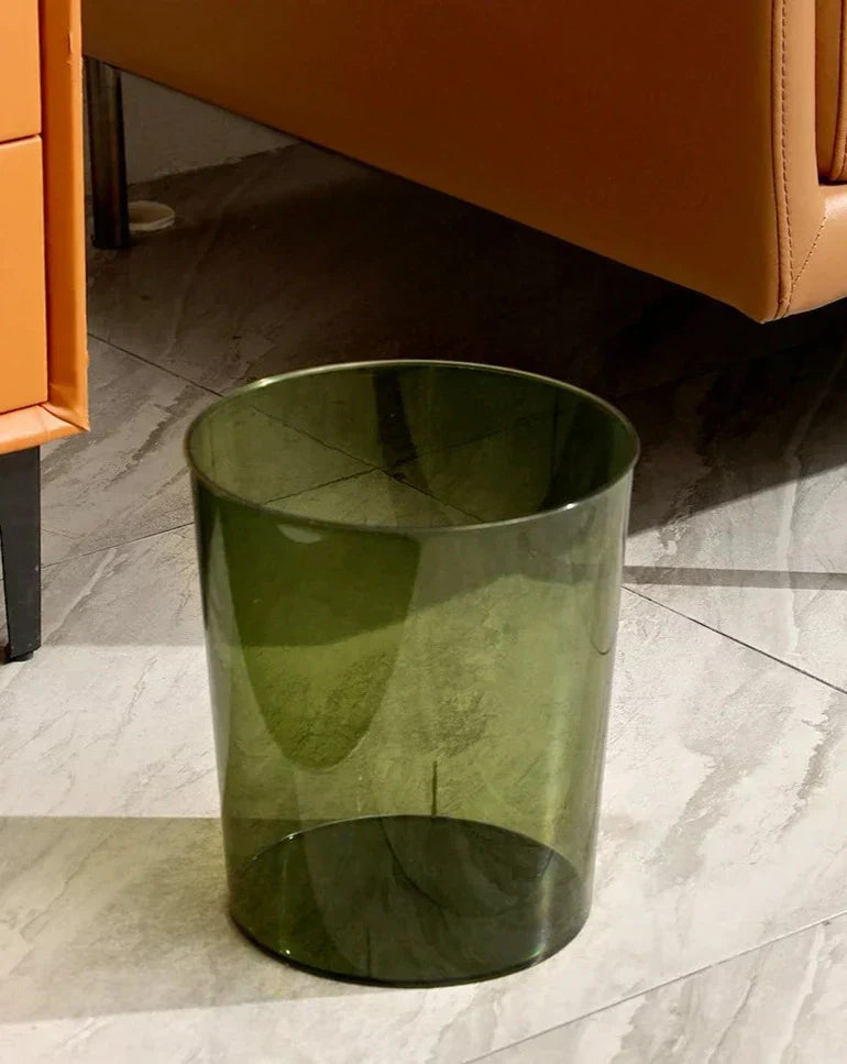 Farvet Transparent Akryl Affaldscontainer
