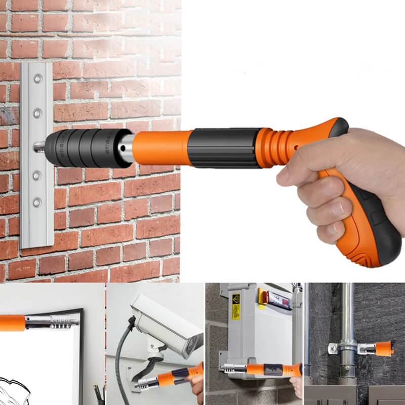 Mini Luftnaglepistol til Beton, Stål og Træ - Letvægtsdesign