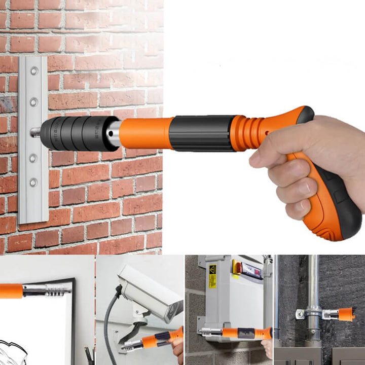 Mini Luftnaglepistol til Beton, Stål og Træ - Letvægtsdesign