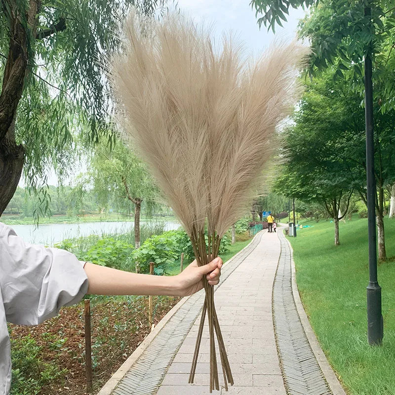 100 cm Kunstig Pampas Græs Buket til Bryllupsdekoration