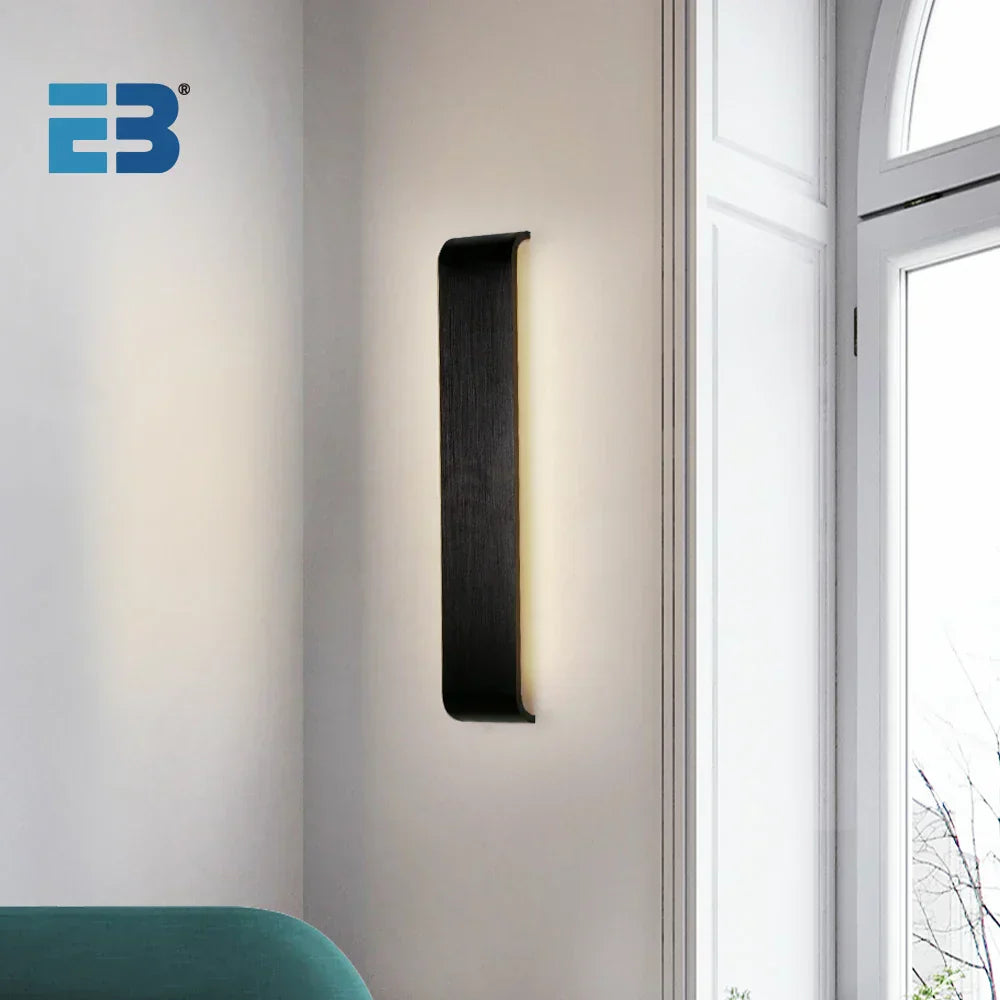 Moderne Justerbar LED Væglampe i Aluminium - Sort eller Hvid, 5W-18W