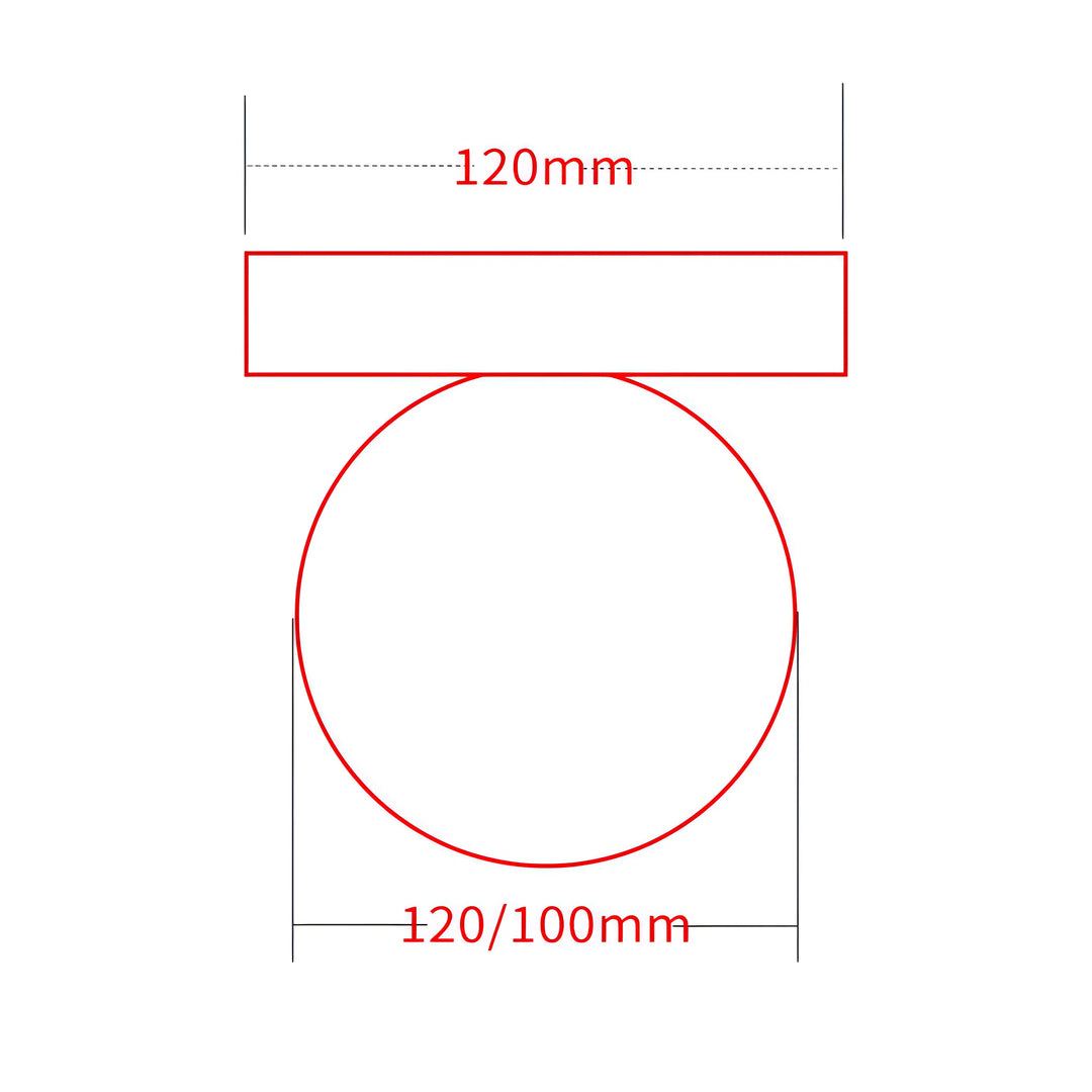 Minimalistisk Væglampe i Farvet Glas G9