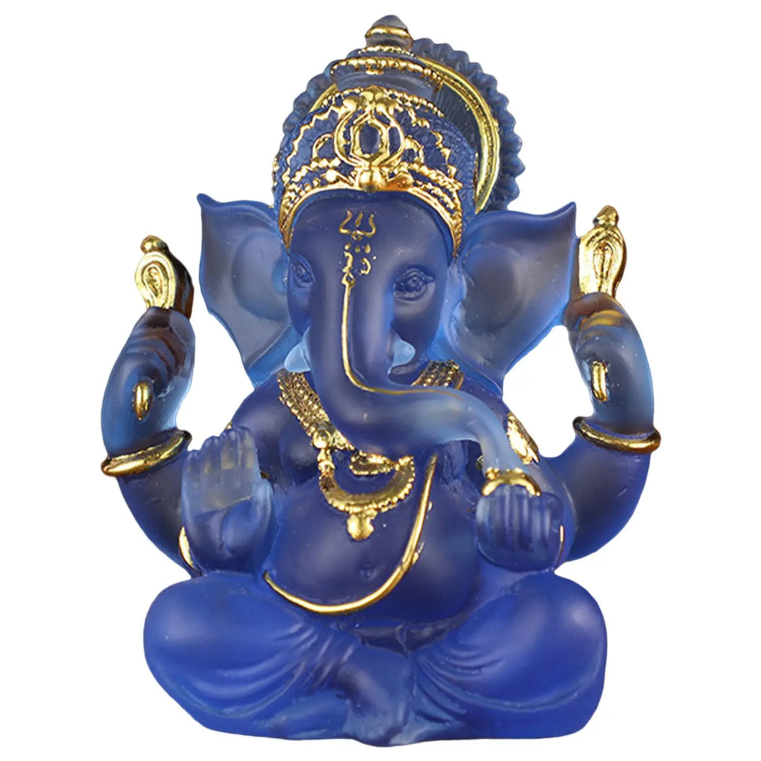 Semi-Gennemsigtig Ganesh Skulptur i Harpiks