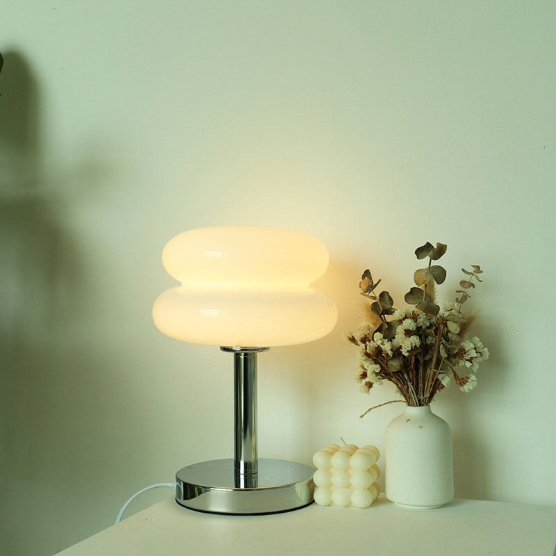Dæmpbar Macaron Bordlampe med LED Lys