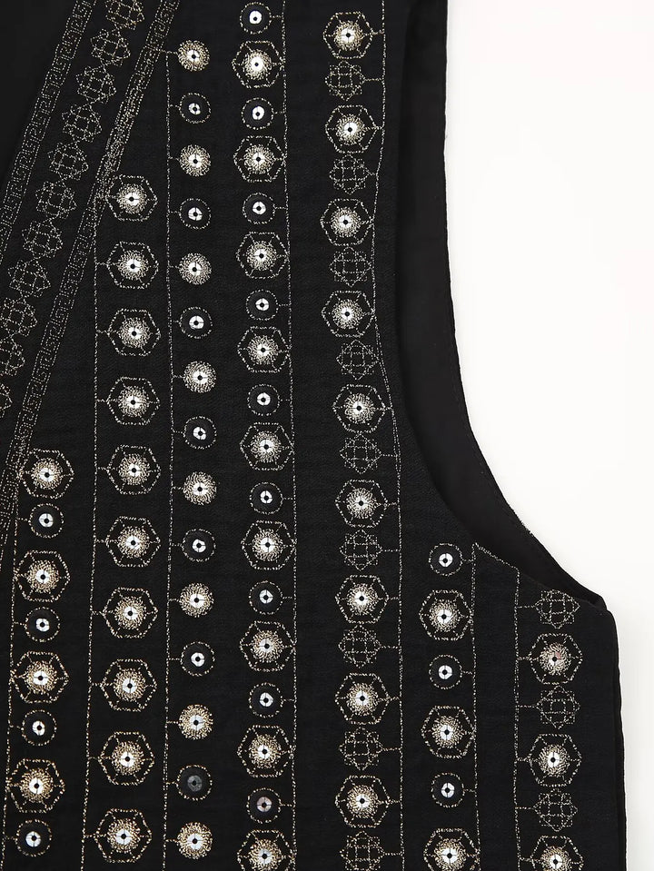Celestia™ | Pailletmønster Boho Vest