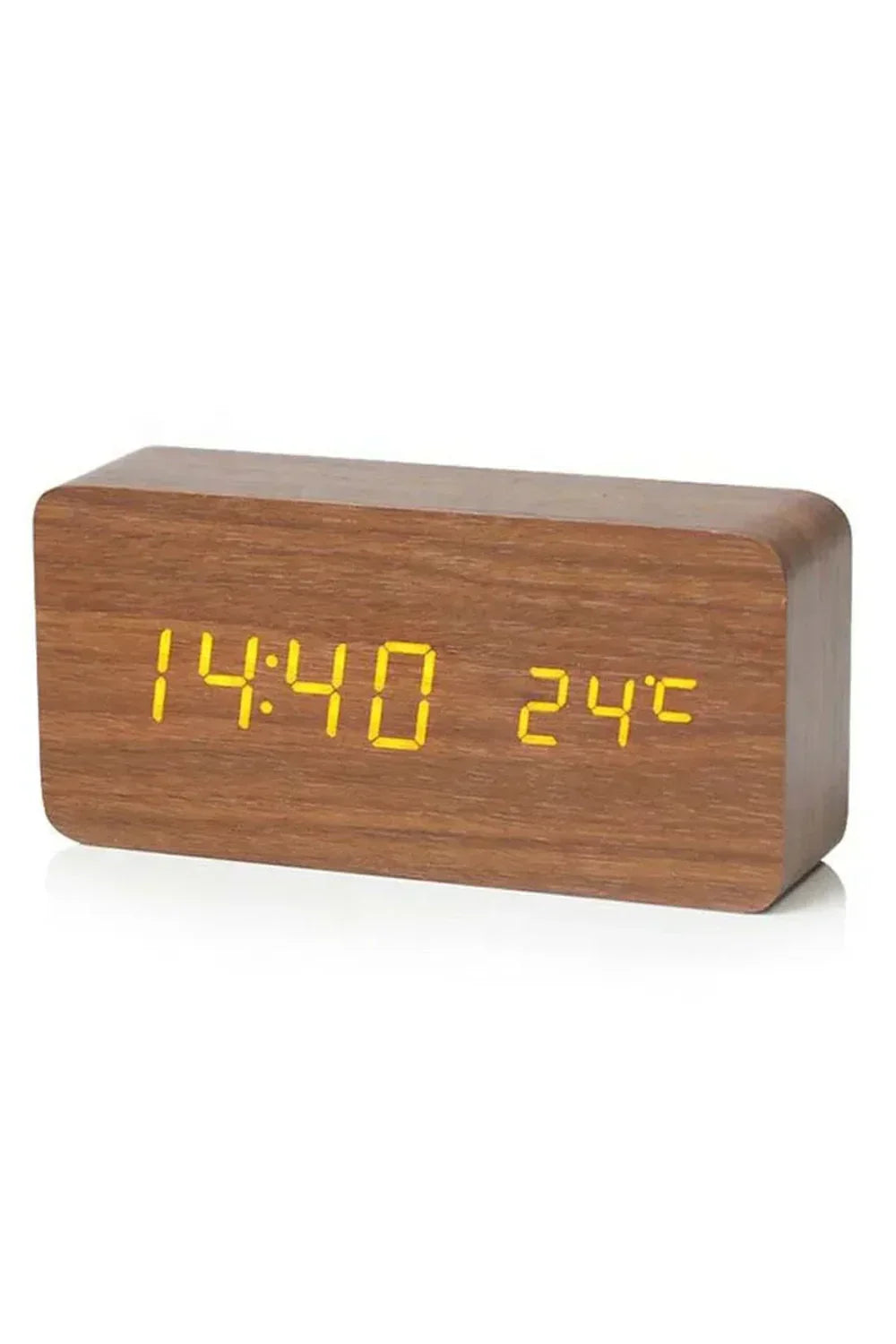 LED Digital Ur i Holdbart ABS med Klart Display
