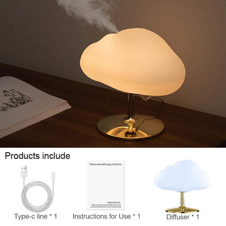 Skyformet Aromaterapi Diffuser med LED Belysning