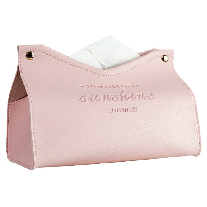 Elegant Kunstlæder Tissue Box til Moderne Indretning