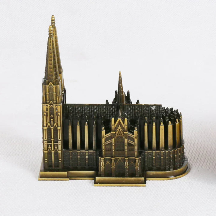 Antik Bronze Model af Köln Katedral