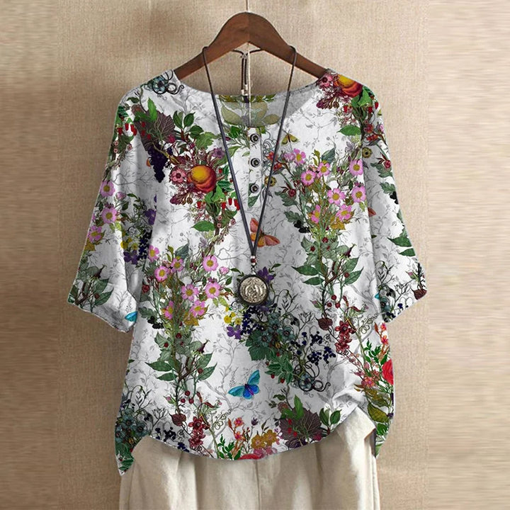 Anya™ | Retro-inspireret Bluse