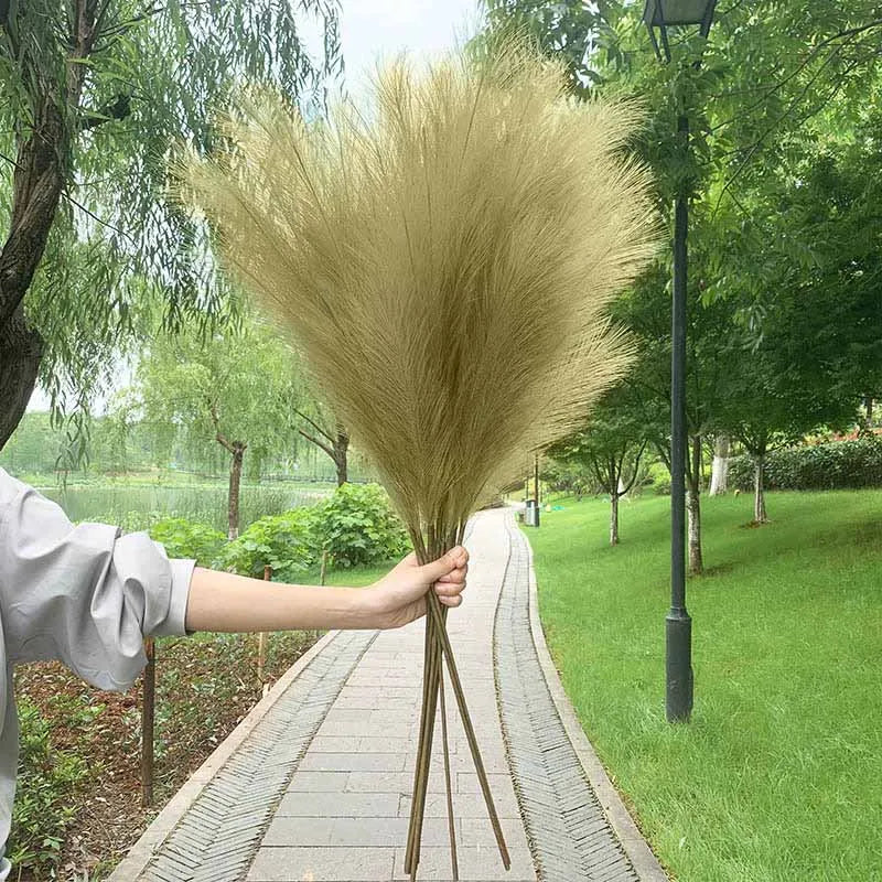 100 cm Kunstig Pampas Græs Buket til Bryllupsdekoration