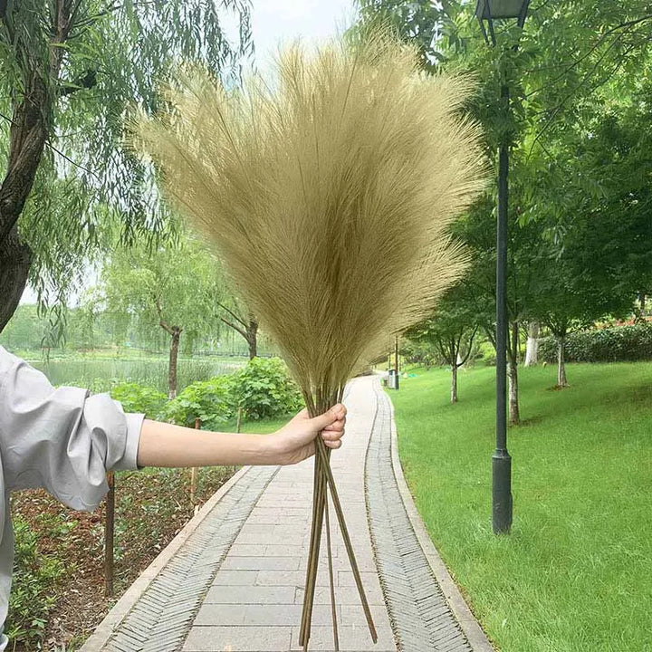 100 cm Kunstig Pampas Græs Buket til Bryllupsdekoration