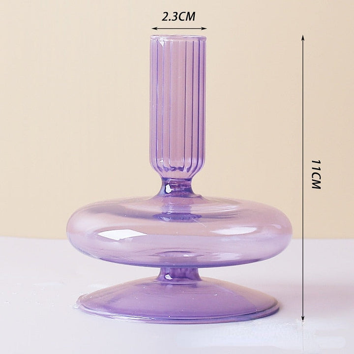Lilla Glas Stearinlysestage i Borosilikatglas