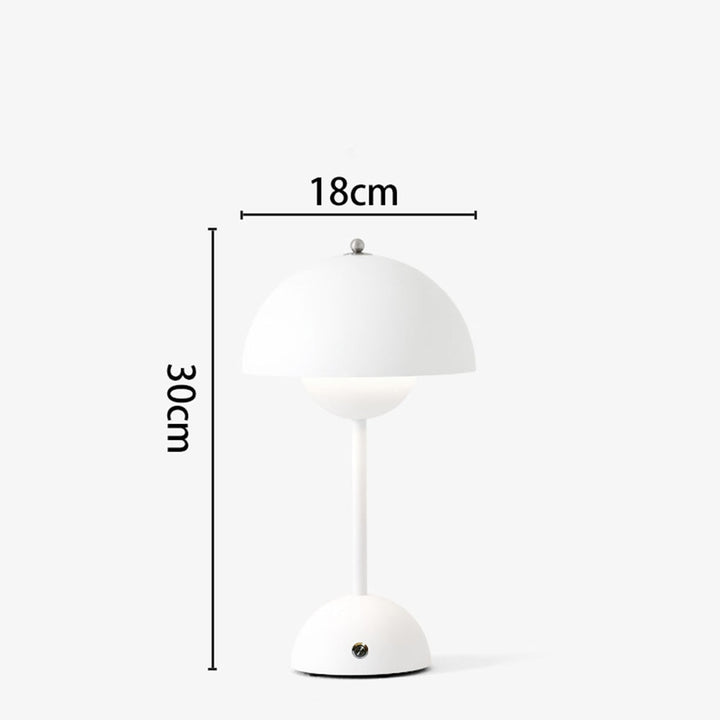 Farverig LED Bordlampe med Berøringsknap