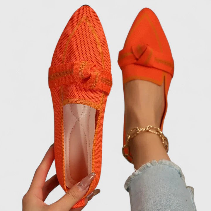 Felicia | Dame Orthopædiske Spidse Slip-ons med Knote