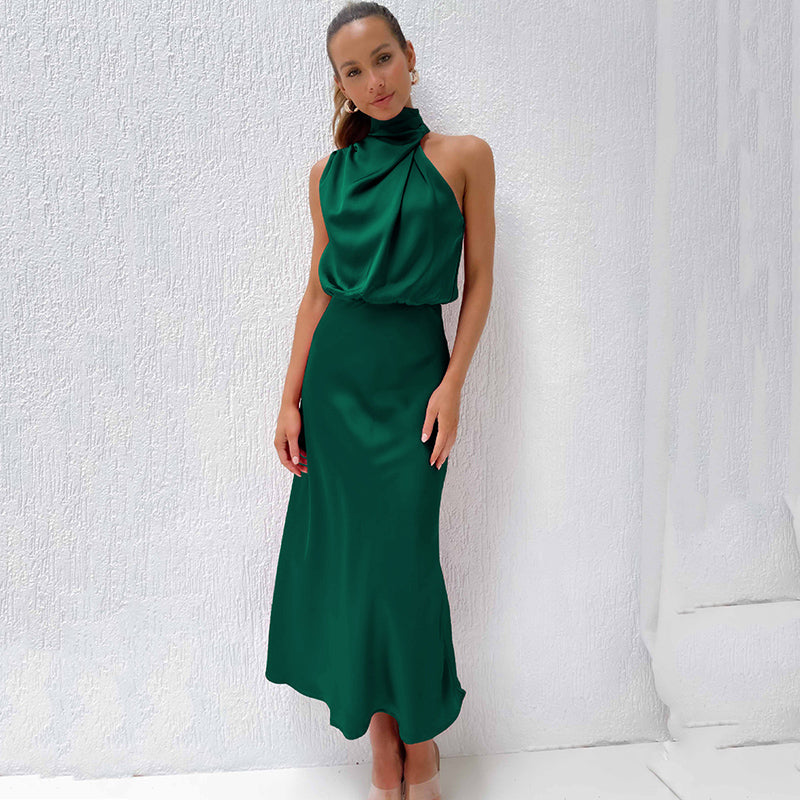 Mariana™ | Elegant Halterneck Aftenkjole