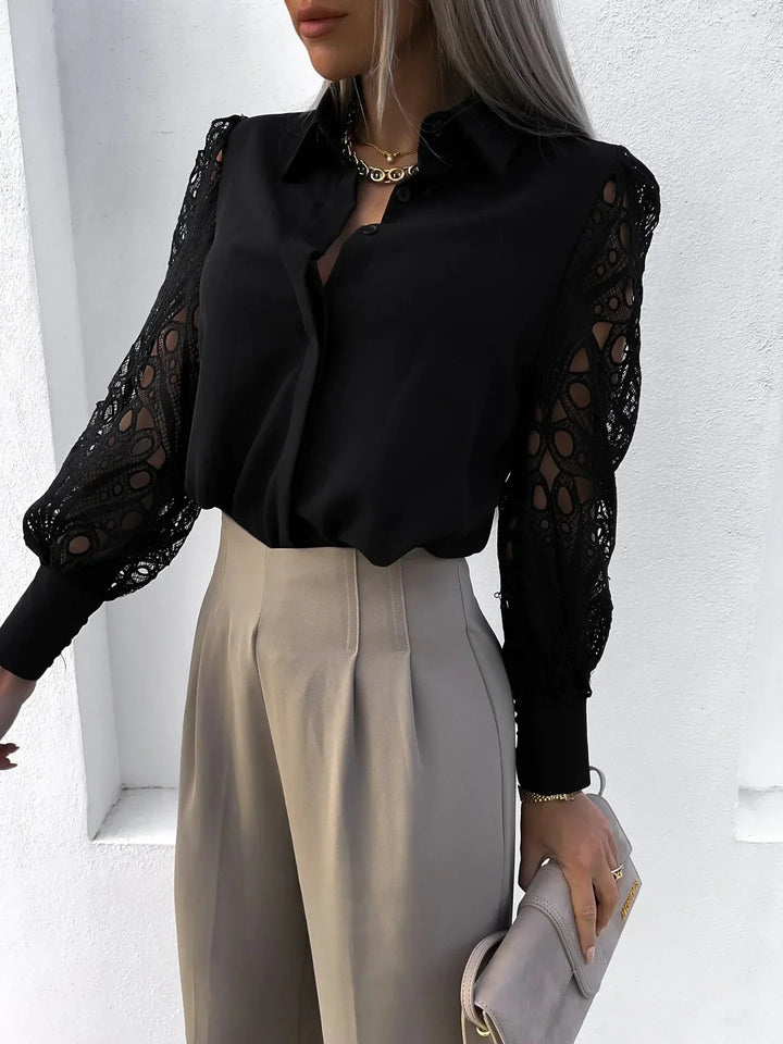 Lily™ | Elegant Bluse med Fantastiske Ærmer