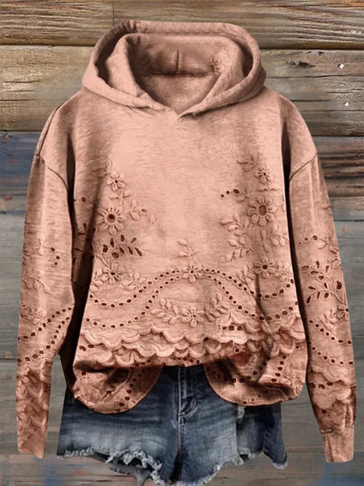 Saska™ | Chic Blomster Hoodie
