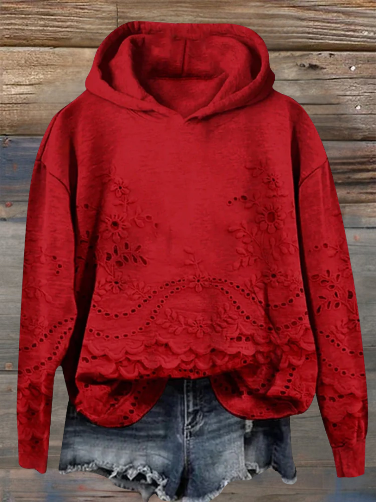 Saska™ | Chic Blomster Hoodie