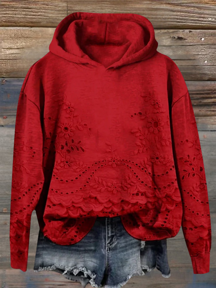 Saska™ | Chic Blomster Hoodie