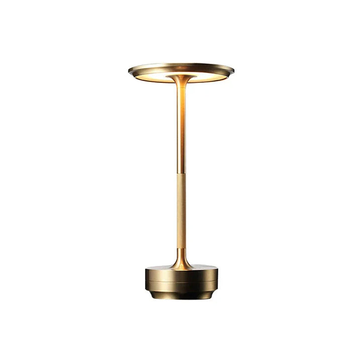 Genopladelig Vintage Industriel Bordlampe med USB