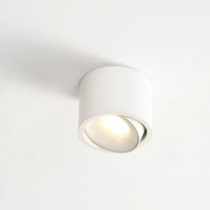 Justerbar Minimalistisk LED Loftlampe i Sort eller Hvid
