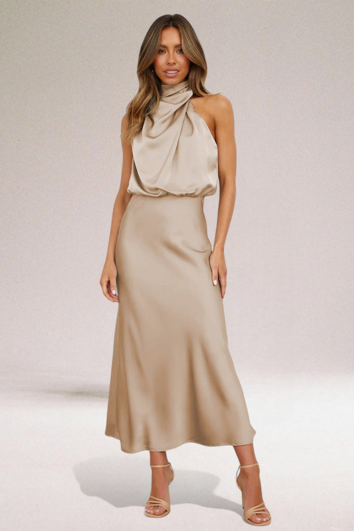 Giselle™ | Elegant Halterneck Kjole