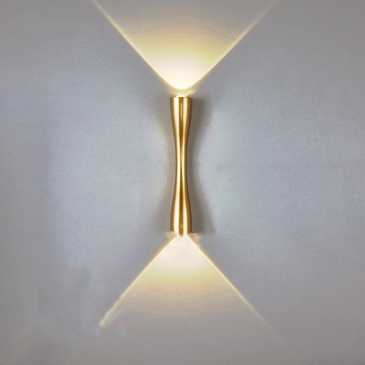 Moderne 2-Lyskilde LED Væglampe i Guld, Sort eller Hvid