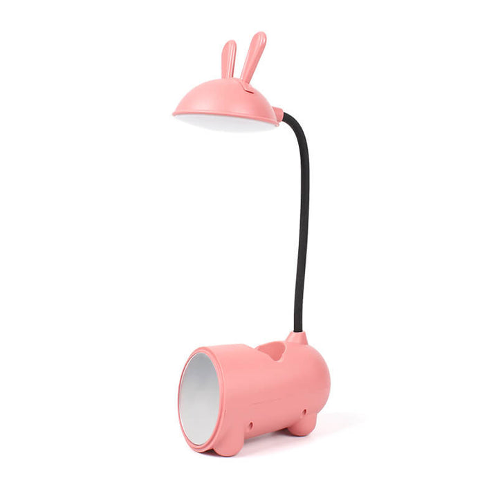LED Skrivebordslampe med Penneholder og Justerbart Arm