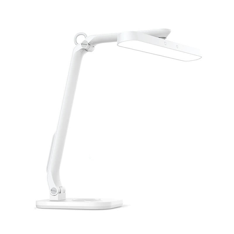 USB Opladelig Foldbar LED Skrivebordslampe i Hvid