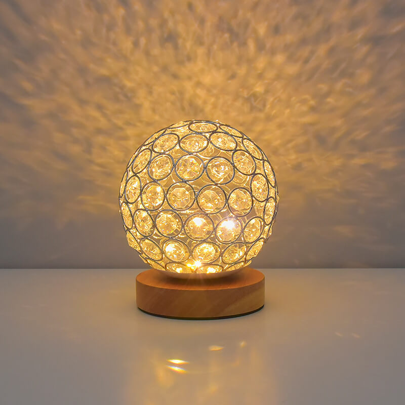 Genopladelig USB LED Bordlampe med Justerbar Dæmpning og Minimalistisk Design