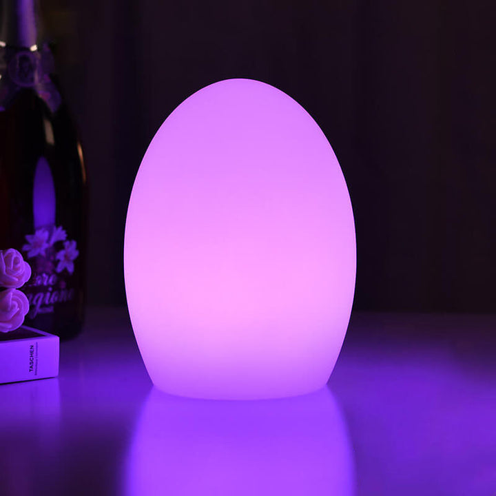 RGB Ægformet LED Bordlampe med USB og Batteri