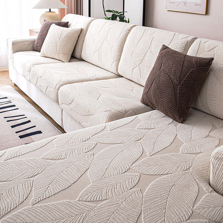 Vandtæt Jacquard Sofa Cover med Banansblade