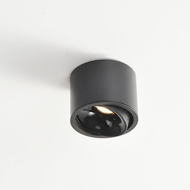 Justerbar Minimalistisk LED Loftlampe i Sort eller Hvid