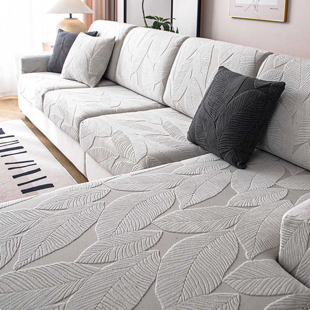 Vandtæt Jacquard Sofa Cover med Banansblade