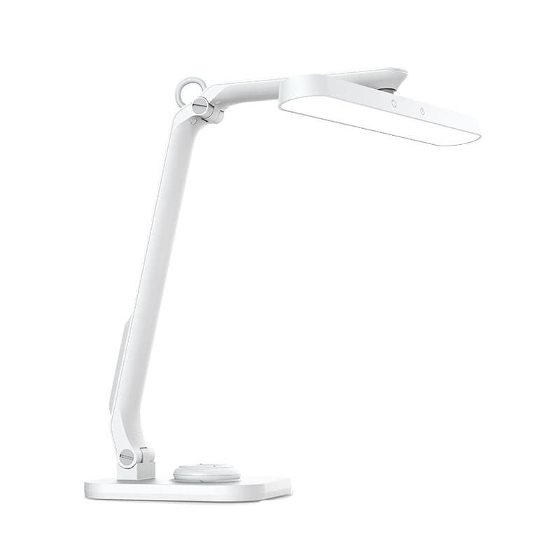 USB Opladelig Foldbar LED Skrivebordslampe i Hvid