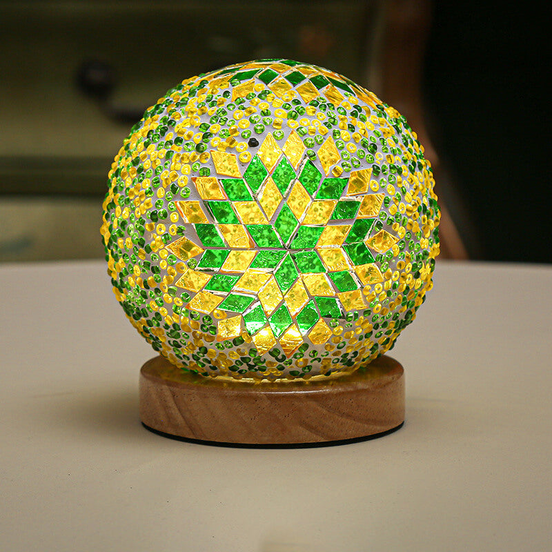 Boheme Bordlampe med USB Opladning og Blødt LED Lys