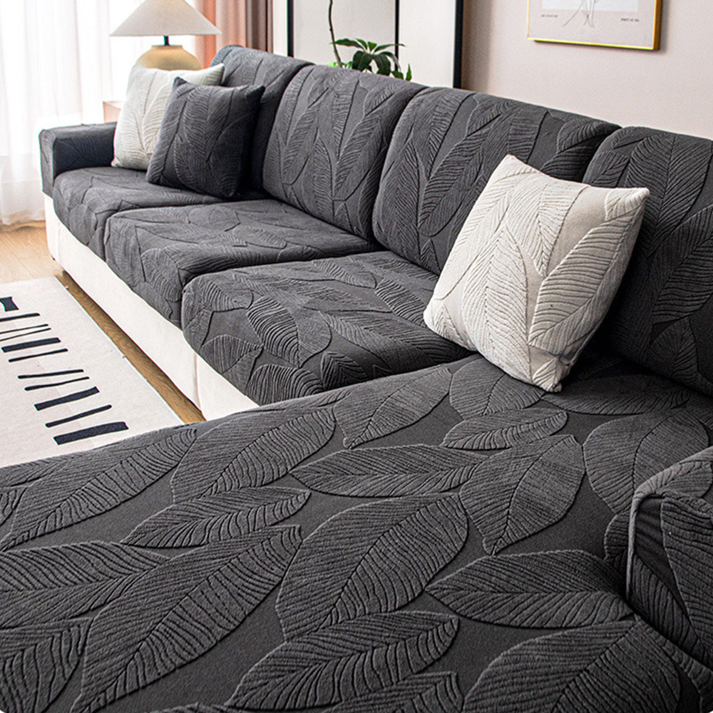 Vandtæt Jacquard Sofa Cover med Banansblade