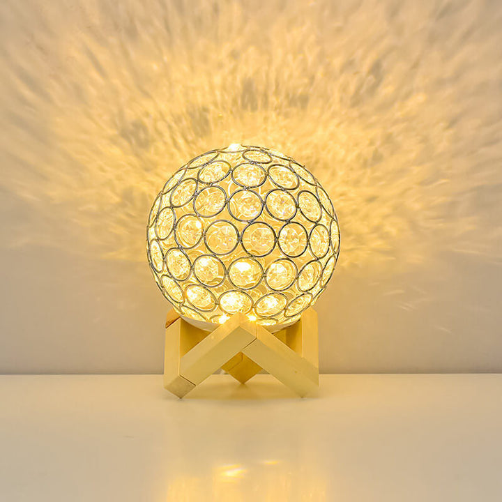 Genopladelig USB LED Bordlampe med Justerbar Dæmpning og Minimalistisk Design