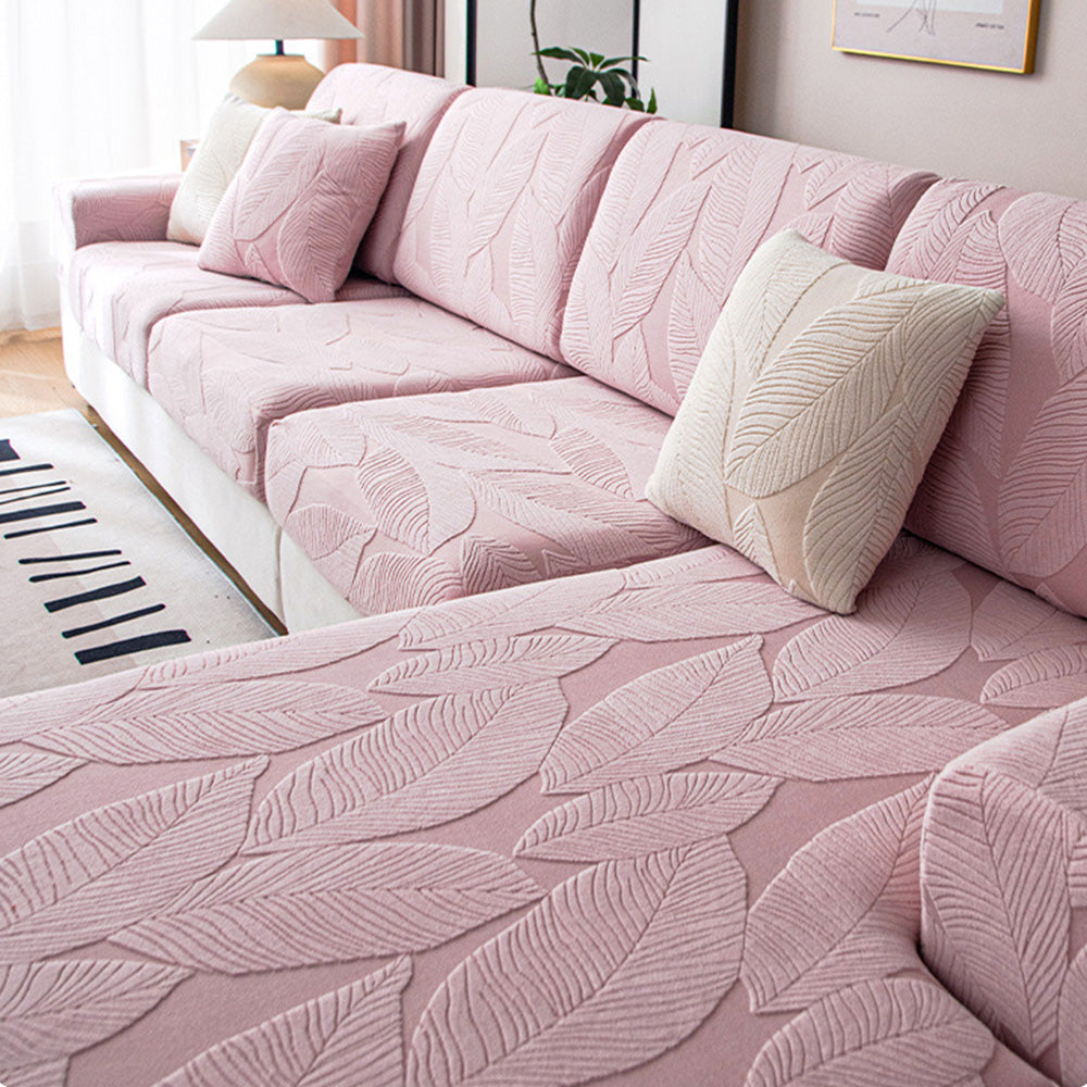 Vandtæt Jacquard Sofa Cover med Banansblade