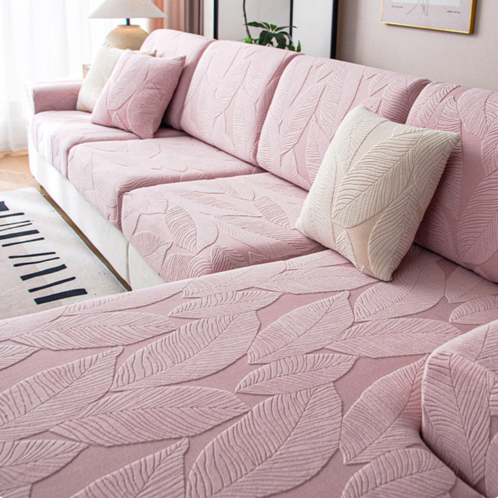 Vandtæt Jacquard Sofa Cover med Banansblade