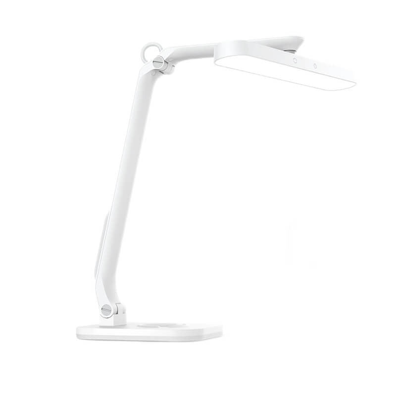 USB Opladelig Foldbar LED Skrivebordslampe i Hvid