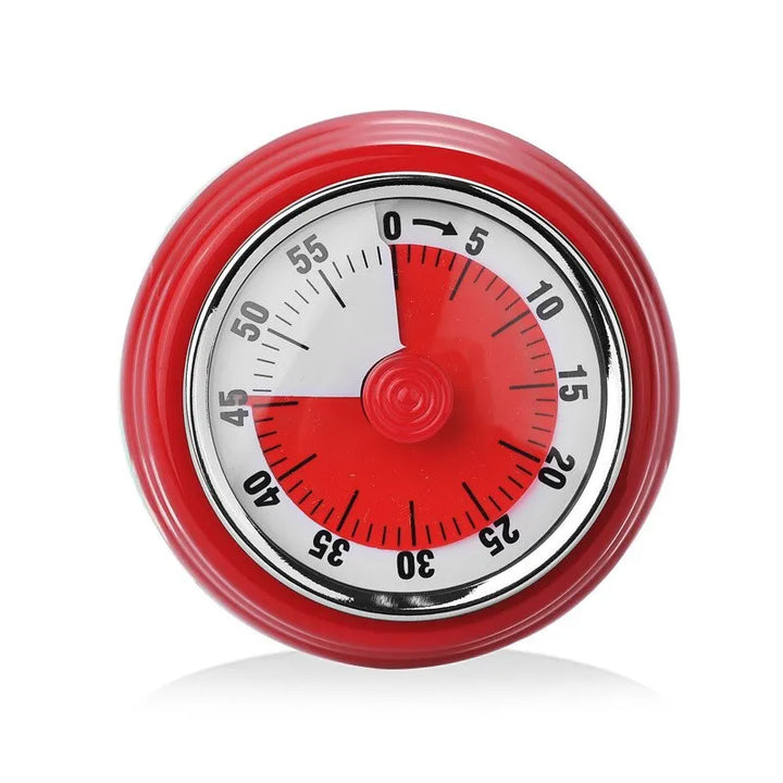 Magnetisk Køkken Timer med 60 Minutters Nedtælling i Stærke Farver