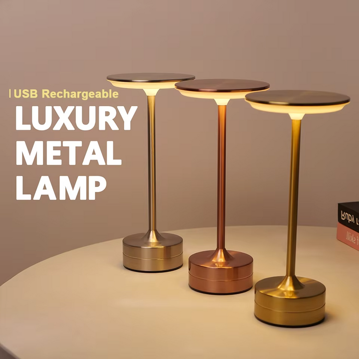 USB Genopladelig Touch Sensor LED Lampe med Justerbar Lysstyrke