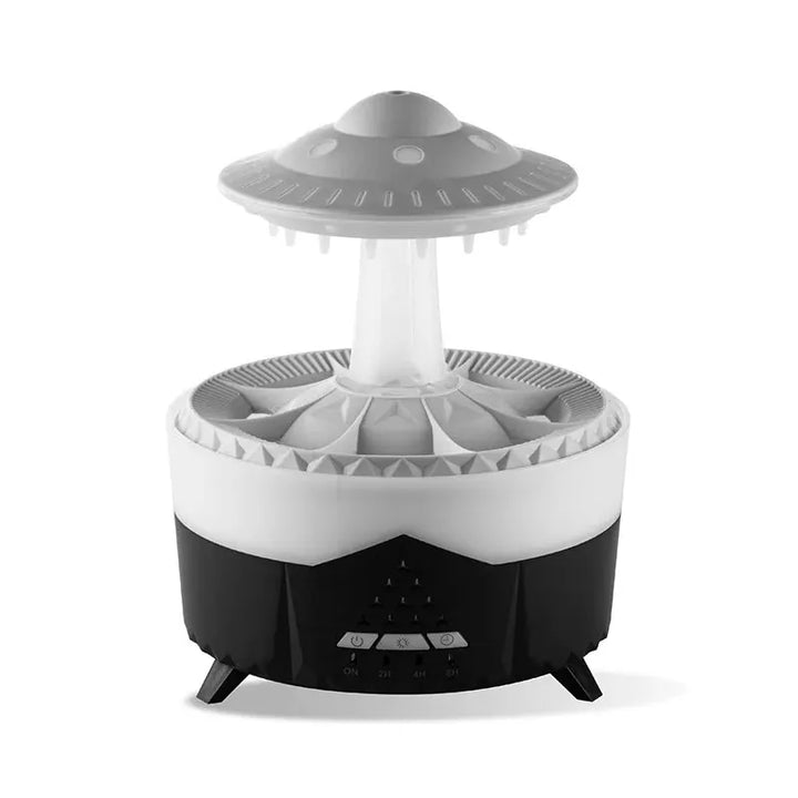 Ultralyd Aromaterapi Luftfugter med Fjernbetjening - Moderne UFO-design