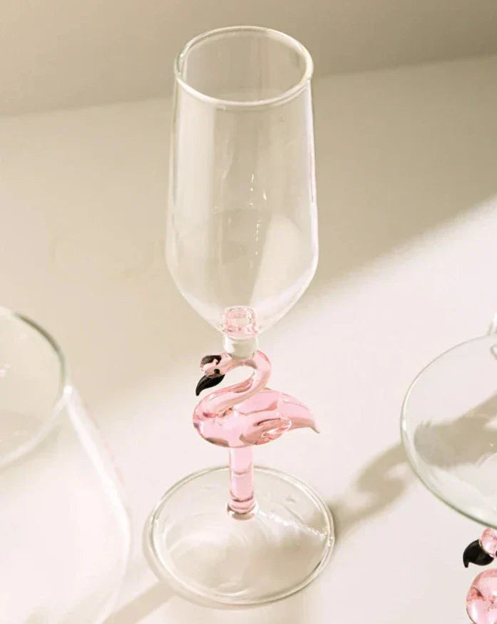 Flamingo Håndtag Glasvarer Sæt til Cocktails og Vin
