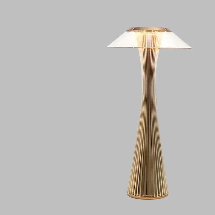 Genopladelig LED Skrivebordslampe med Justerbar Farvetemperatur og Minimalistisk Design